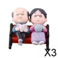 thumbnail image 1 of 3x Figuritas de Pareja de Ancianos, Decoración, Regalo de Aniversario, Lindo Regalo Del Día de San Valentín de 2x2 Pulgadas para Estantería, Decoració 3 piezas, 1 of 10