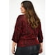 thumbnail image 3 of Blusa brillos Roman Fashion /Tallas Extras, 11760 (Rojo) rojo 38 Roman Fashion BL-GR-11760-ROJO, 3 of 7