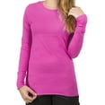 thumbnail image 2 of Med Couture Med Couture Long Sleeve Tee Shirt Tees & Sub-Scrubs, 2 of 5