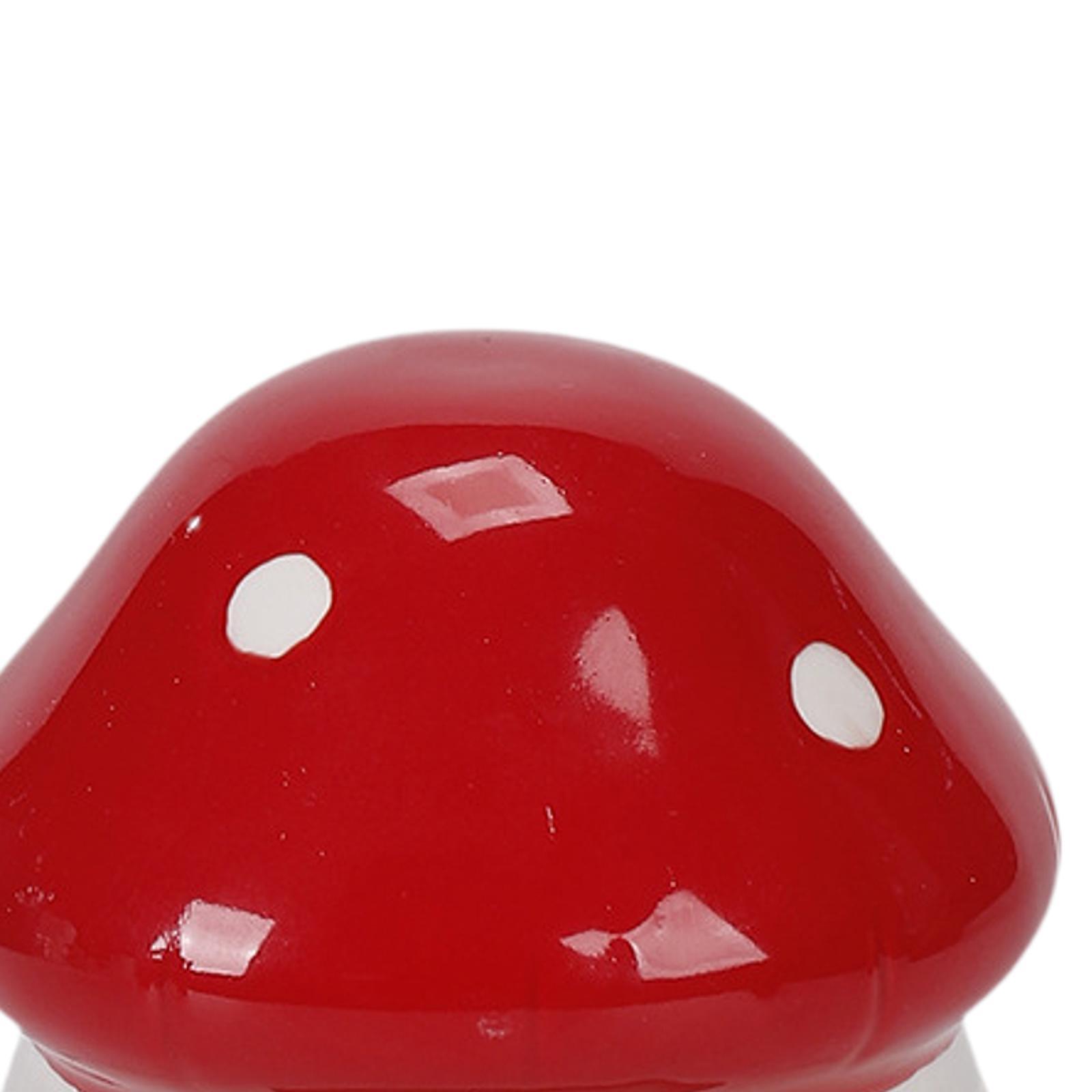 Hamster Habitat Ceramic Mushroom House Adorable Durable Decoration for Chinchilla Guinea Pig Squirrel