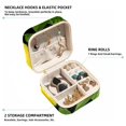 thumbnail image 2 of Pear Travel Portable Square Jewelry Box Earring Necklace Bracelet Organizer Storage Display Case Holder Stand Box Display, 2 of 6