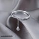 thumbnail image 4 of Anillo de cadena con diseño de nicho para mujer, anillo de personalidad de moda, anillo simple, abierto, ajustable, anillo liso, 4 of 4