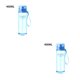 thumbnail image 1 of Hervidor de agua de plástico a prueba de fugas Yuarrent botella de bebida portátil 400ml Azul transparente, 1 of 6