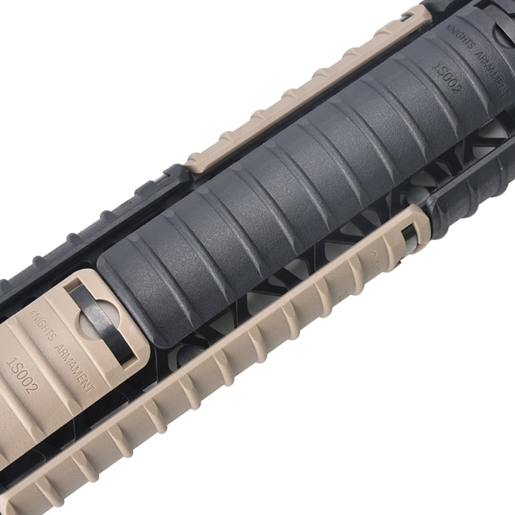 4pcs/set Nylon KAC Rail Covers Handguard Protector for Unmounted Rail Areas Kids Toy Sand color