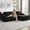 Black, variant on 96''Sectional Couches for Living Room Modern Modular Sectional Sofa Upholstered Boneless Couch Comfy Cloud Couch with Chaise 2Pillows (Black, 96''W Left Facing Chaise)