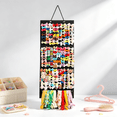 thumbnail image 6 of Hair Bows Holder Organizer Wall Hanging Felt Accessory Storage Hanger For Hair Clips Headbands Barrettes Room Decor Display Solution (Black), 6 of 6