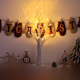 thumbnail image 2 of Luz de noche LED Birch Net fondo rojo luz de ambiente festivo habitación decoración navideña nieve polvo árbol luz de Navidad, 2 of 6