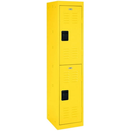 - Sandusky 2-Tier Welded Steel Storage Locker, 66