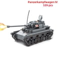 thumbnail image 3 of Bloques de construcción de avión militar Panzer Tank T34 Sherman Leopard Bomber, modelo de construcción, figura de soldado del ejército, juguetes de construcción, 2023, 3 of 4