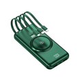 thumbnail image 1 of Cargador portátil inalámbrico de 30000 mAh Banco de energía con 4 cables incorporados, 6 salidas y 3 entradas Carga rápida Entrega de energía externa Paquete de batería USB-C, 1 of 5