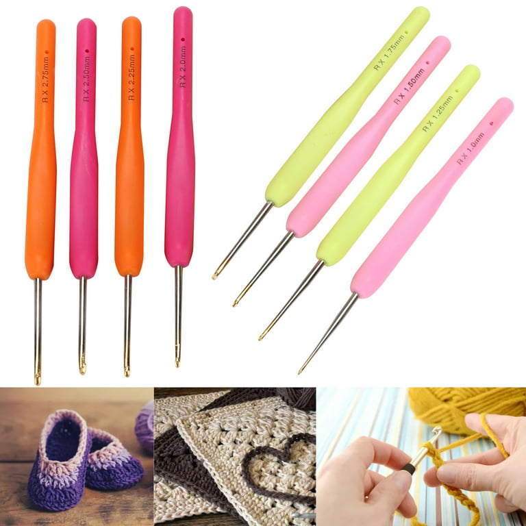 Yesfashion Led Crochet Hooks Light Up Knitting Needles Weave Sewing Lot  Craft 