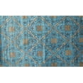 thumbnail image 1 of Ahgly Company Machine Washable Indoor Rectangle Contemporary Deep Turquoise Green Area Rugs, 2' x 5', 1 of 7