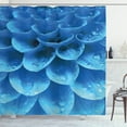 thumbnail image 1 of Ambesonne Blue Shower Curtain, Gerbera Abstract Petals, 69"Wx84"L, Blue Pale Blue, 1 of 3