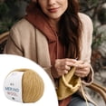 thumbnail image 2 of Wool Hand-woven Medium Coarse Scarf Hat Overcoat Wool Merinoss Wool Wool Cashmeres Yarn, 2 of 6