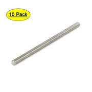 Unique Bargains M6 x 110mm 304 Stainless Steel Fully Threaded Rod Bar Studs Fastener 10 Pcs