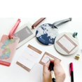 thumbnail image 3 of Pack of 4 Premium Luggage Tags with Address Label, Hard Plastic, Luggage Tag, Name Tag, Label, 3 of 5