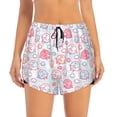 thumbnail image 4 of Lsque Cute Sheep Printed Women's Running Shorts with Liner Pockets,Elastic Quick Dry Workout Athletic Gym Yoga Shorts,Womens High Waist Shorts-XX-Large, 4 of 9