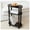 Black, variant on Narrow Small Side Table, Slim End Table with Storage, Wooden Bedside Table Nightstand, Skinny Accent Table for Small Spaces, Bedroom, Living Room