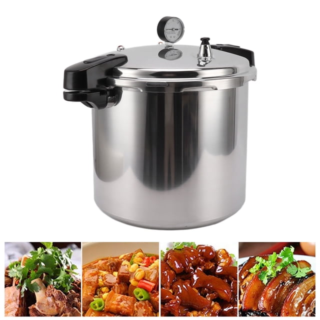 Pressure Cooker, Aluminium Alloy 32cm Diameter High Pressure Cooker Pressure Gage for Kitchen Use for Gas Stove