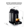 thumbnail image 3 of Breville Nespresso Vertuo Coffee & Espresso Single-Serve Machine in Matte Black, BNV220BKM1BUC1, 3 of 8