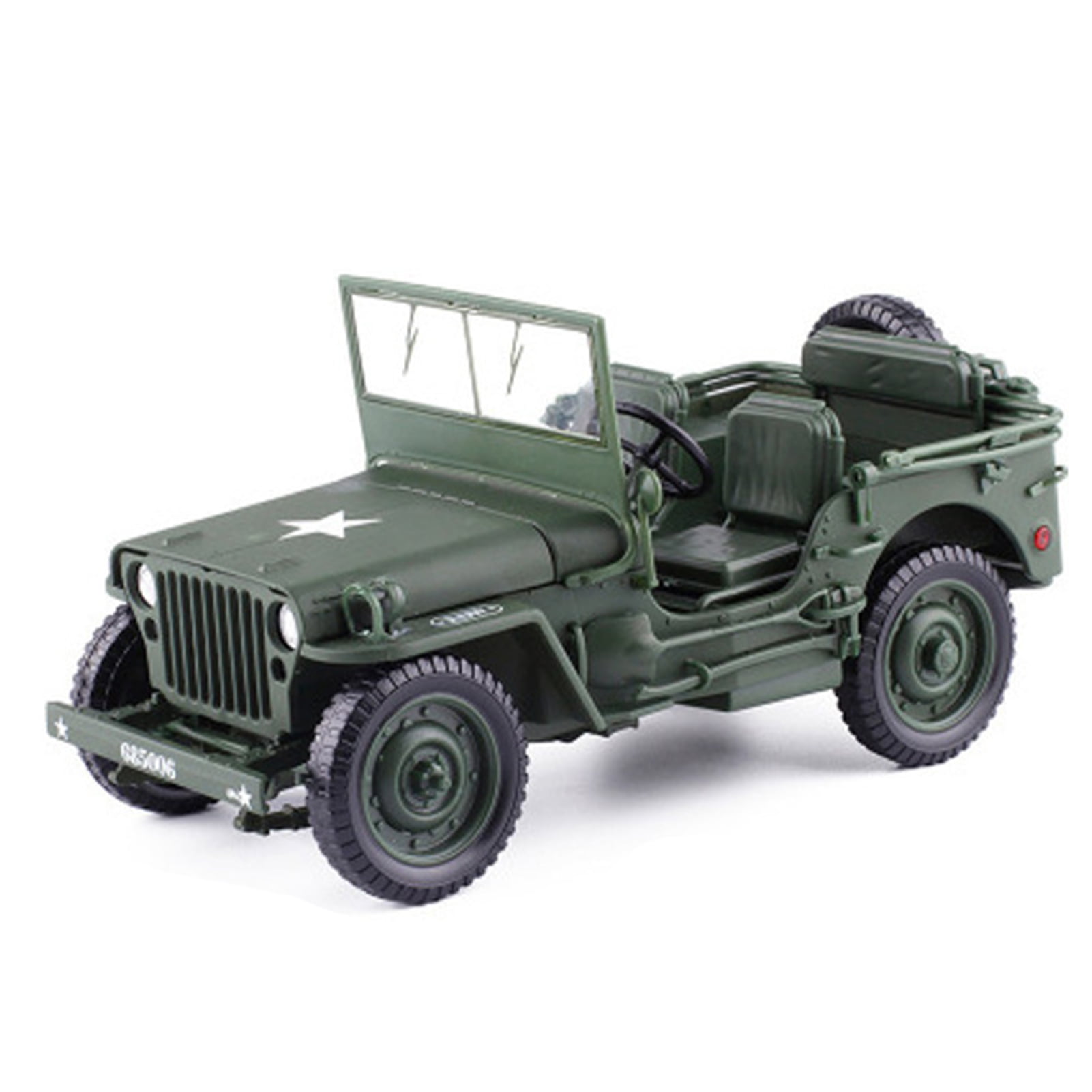 1/18 Scale Diecast Military Army Tactical Jeep Vehicle Model Toys KDW in box 