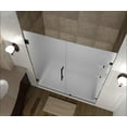 thumbnail image 5 of Aston Sdr990f-58-10 Nautis Gs 58" Wide X 72" High Frameless Hinged Shower Door - Bronze, 5 of 7