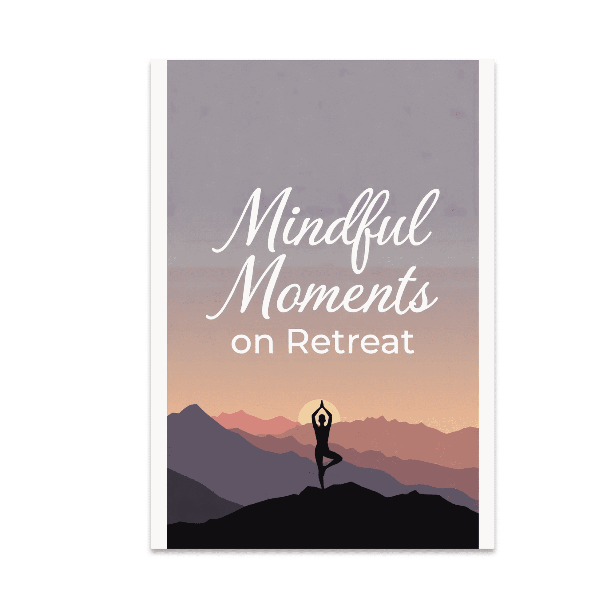 Mindful Moments on Retreat - Wellness Enthusiast - 13x19 Poster Print