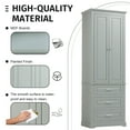 thumbnail image 5 of Harper & Bright Designs Tall Bathroom Storage Cabinet with Drawers and Doors, Modern Bathroom Floor Storage Cabinet with Shelf, Gray, 5 of 13
