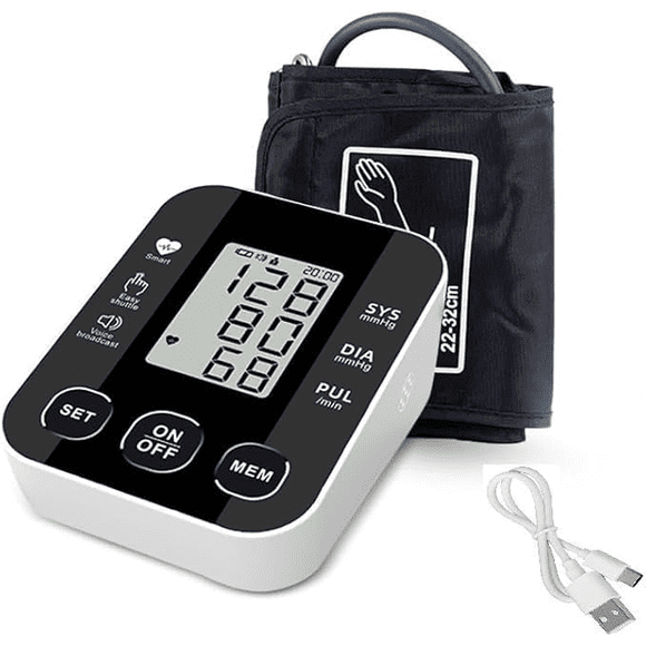 Baumanómetro Digital para Brazo – Monitor de Presión Arterial con Pantalla LED, Medición Automática y Precisa, Múltiples Modos de Lectura. MARCA FARMADAR