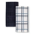 Better Homes & Gardens Kitchen Towel Set, Washed Indigo, Set of 4