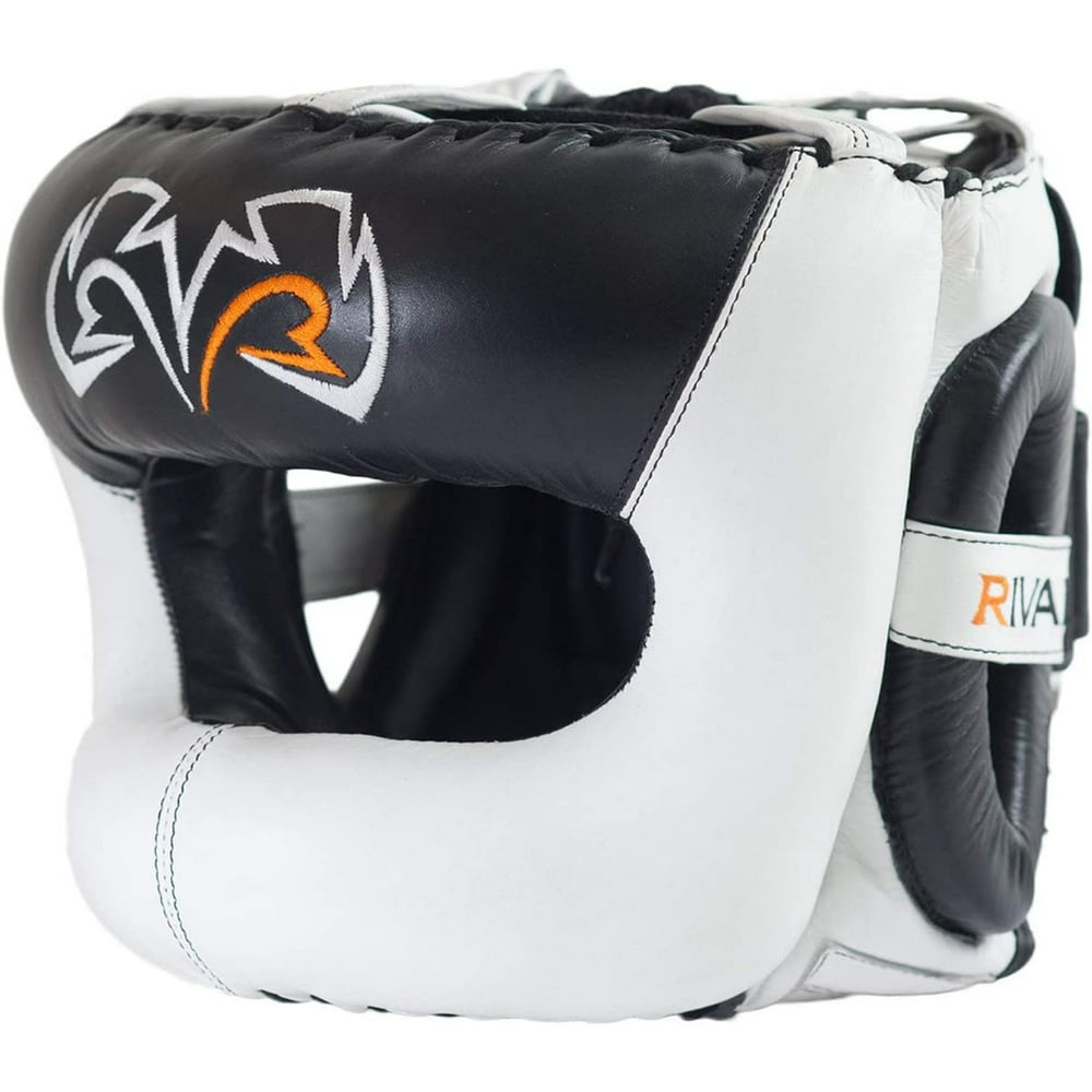 Rival Boxing Face Guard Headgear Black/White