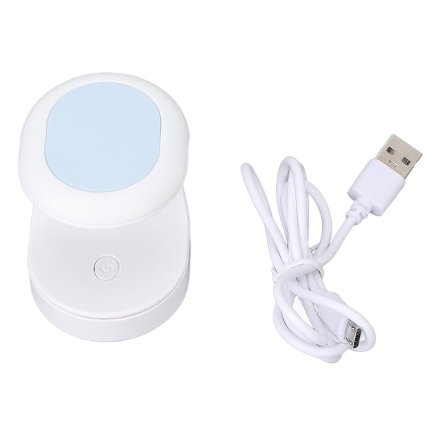 Mini secador de uñas UV LED de 16 W, 3 chips de luz, lámpara de curado de esmalte de uñas con temporizador de 60 s y cable USB