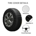 thumbnail image 4 of Kdxio Dinosaur on Excavator for Tire Cover Wheel Protectors Tyre Covers Weatherproof Wheel Covers Universal Fit for Trailer Rv SUV Truck Camper Travel Trailers 16 inch, 4 of 8