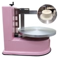 thumbnail image 4 of 4-16 Inch Cake Cream Spreading Coating Smearing Machine Automatic Cake Plastering Machine Electric Cake Decorating Spreader Adjustable Speed Pink, 4 of 10