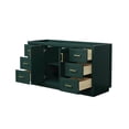 thumbnail image 2 of Wyndham Collection Miranda 60" No-Sink Wood Single Bathroom Vanity in Green/Gold, 2 of 4