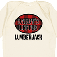 thumbnail image 4 of Inktastic Daddy Little Lumberjack Plaid Boys Long Sleeve Baby Bodysuit, 4 of 5
