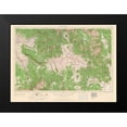 thumbnail image 2 of USGS 18x14 Black Modern Framed Museum Art Print Titled - Montrose Colorado Quad - USGS 1962, 2 of 5