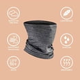thumbnail image 3 of Outfmvch Mask Masquerade Mask For Women Multifunctional Head Scarf Neck Cover With Safety Filter Washable Mask Face Masks Gray One Size, 3 of 6