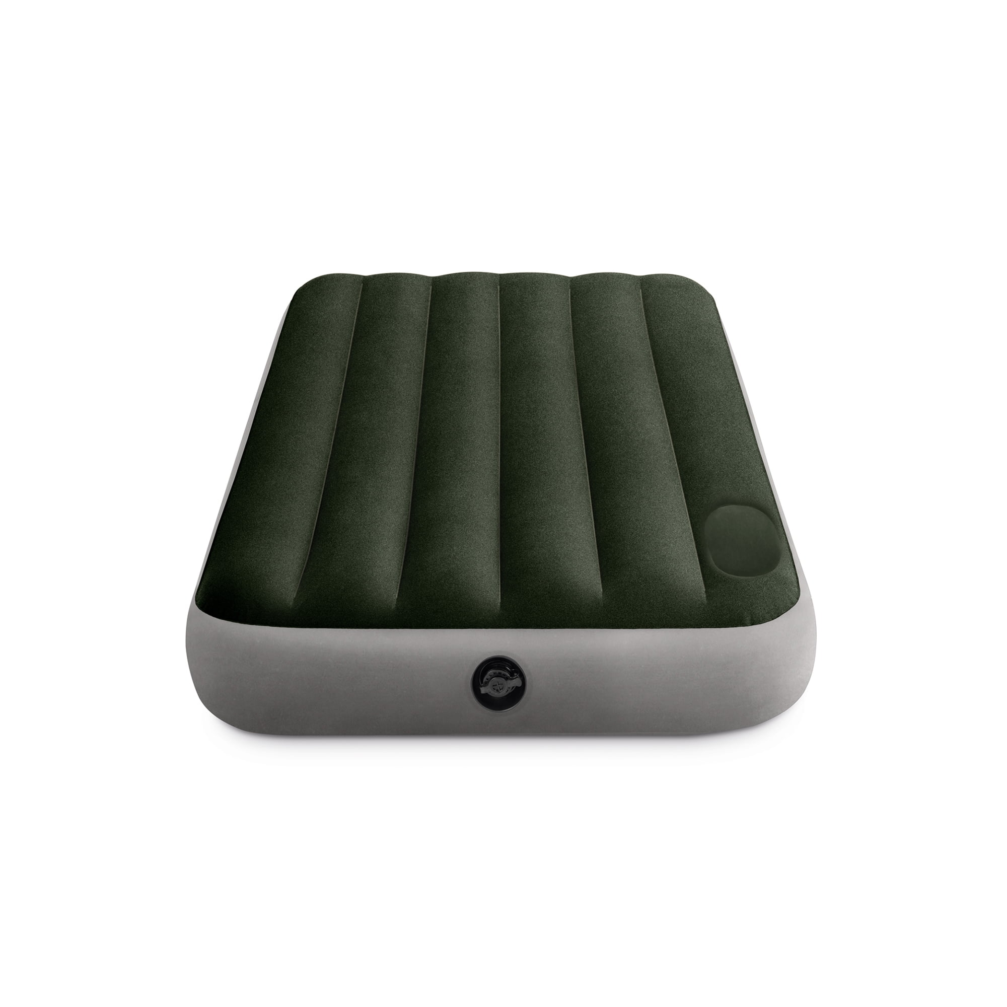 Intex PVC Dura-Beam Series Mid Rise Airbed with Built In Electric Pump Twin 
