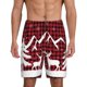 thumbnail image 1 of Fotbe Christmas Buffalo Plaid Pantalones Cortos de Pijama para Hombre, Ropa de Dormir, Pantalones de Pijama Cortos para Hombre-Small, 1 of 6
