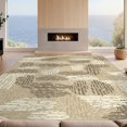 thumbnail image 2 of Design&I 2'x3' Ultra Soft Door Mat, Abstract Geometric Ash Berber Inspired Motifs Scattered Layout None Fluffy Washable Easy Care Indoor rug for Bedside Entryway, 2 of 7