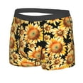 thumbnail image 2 of Balery Sunflowers 1 Men's Boxer Briefs, Soft and Breathable Cotton Underwear with nylon Waistband-Small, 2 of 9