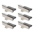 thumbnail image 1 of Amortiguador de puerta de armario de 6 piezas, herrajes de absorción de impactos, adaptador de gabinete anticolisión de metal para puertas, 1 of 8