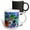 Multicolor, variant on 3drose, Any World Shows Planet Earth Within a Realm of Colorful Glass and Metal Objects, 15oz Mug