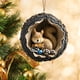 thumbnail image 4 of Adornos navideños Animales Adornos navideños Árbol de Navidad Animales Estampados Adornos acrílicos Decoraciones de animales del bosque Decoraciones navideñas Regalos de recuerdo Colgante Colgante, 4 of 6