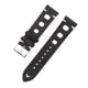thumbnail image 5 of Correa de reloj de cuero jinwen Relojes clásicos y relojes inteligentes Hebilla suave negro 24mm, 5 of 8