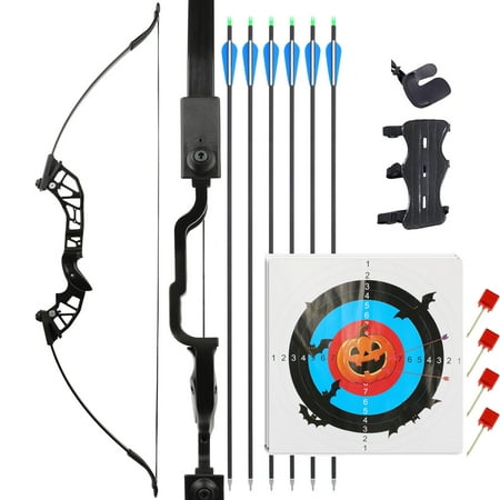 AMEYXGS Archery Compound Bow Kit 40lbs Right-Handed with Arrows Arm Guard for Christmas Gift