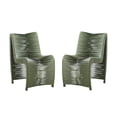 thumbnail image 2 of Boraam Loreins Olive Green Outdoor Patio Dining Room Chairs Set of 2, 2 of 10