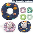 thumbnail image 2 of CAROOTU Adjustable Cat Recovery Collar Soft Plush Elizabethan Collar with Movable Buckle Protective Cone After Surgery for Dogs, 2 of 6