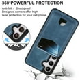 thumbnail image 4 of for Samsung Galaxy S25 Plus Case Wallet, 2 in 1 Detachable Magnetic with Card Holder Back Cards Slot RFID Blocking PU Leather Shockproof Protective Stand Phone Case Cover for Women Men - Blue, 4 of 11